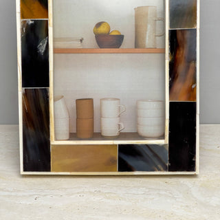 Horn Photo Frame White 5x7