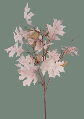31"L Oak Leaf and Acorn Spray