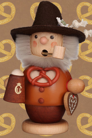 Pre Order Bavarian Beer Drinker Smoker - Use Mini Incense Cones (Sold Separately)