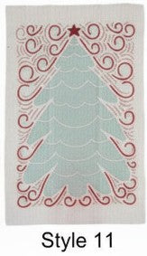 Recycled Microfiber Holiday Tea Towel, 6 Style Options