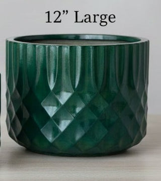 Lightweight Indoor/Outdoor Teal Planter, 3 Size Options
