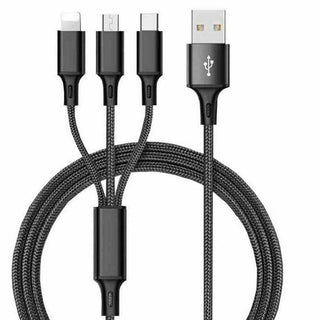 Pre-Order 3in1 10ft Fast Charging Cable