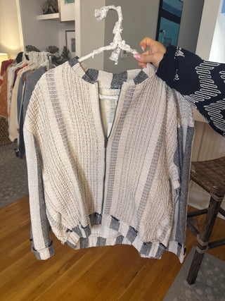 Natural Multi Relaxed Woven Top