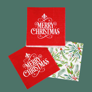 Cocktail Napkins Pack of 20 , 3 Style Options