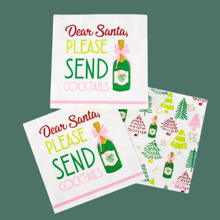 Cocktail Napkins Pack of 20 , 3 Style Options