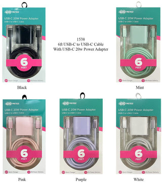 6ft. USBC to USBC Fast Charging Set
