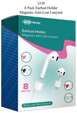 8 pack Universal Earbud Holder