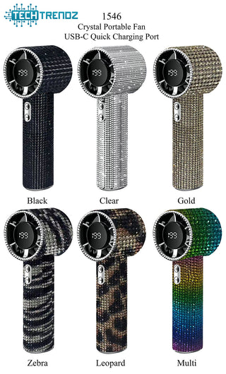 Pre-Order Crystal Handheld Fan