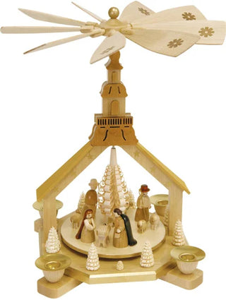 Pre Order Richard Glaesser Pyramid- Natural Cathedral Nativity Scene