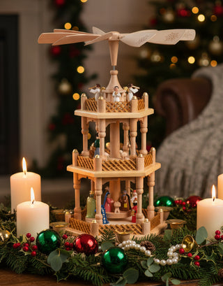 Pre Order Richard Glaesser 3 Tier Nativity Scene Pyramid