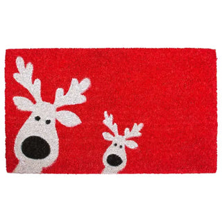 Pre Order Christmas Peeking Reindeer Doormat