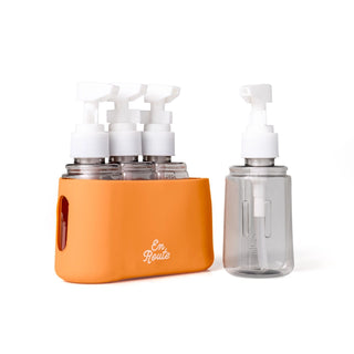 Pre Order (Aug) En Route Bon Voyage 4pc Travel Bottles, 4 Color Options