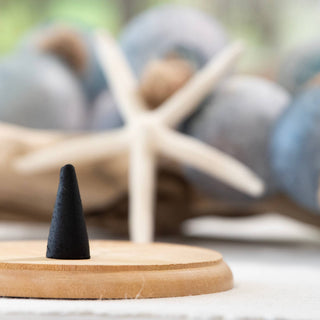 85 pc Incense Cones In Jar: Amethyst & Iris Fragrance
