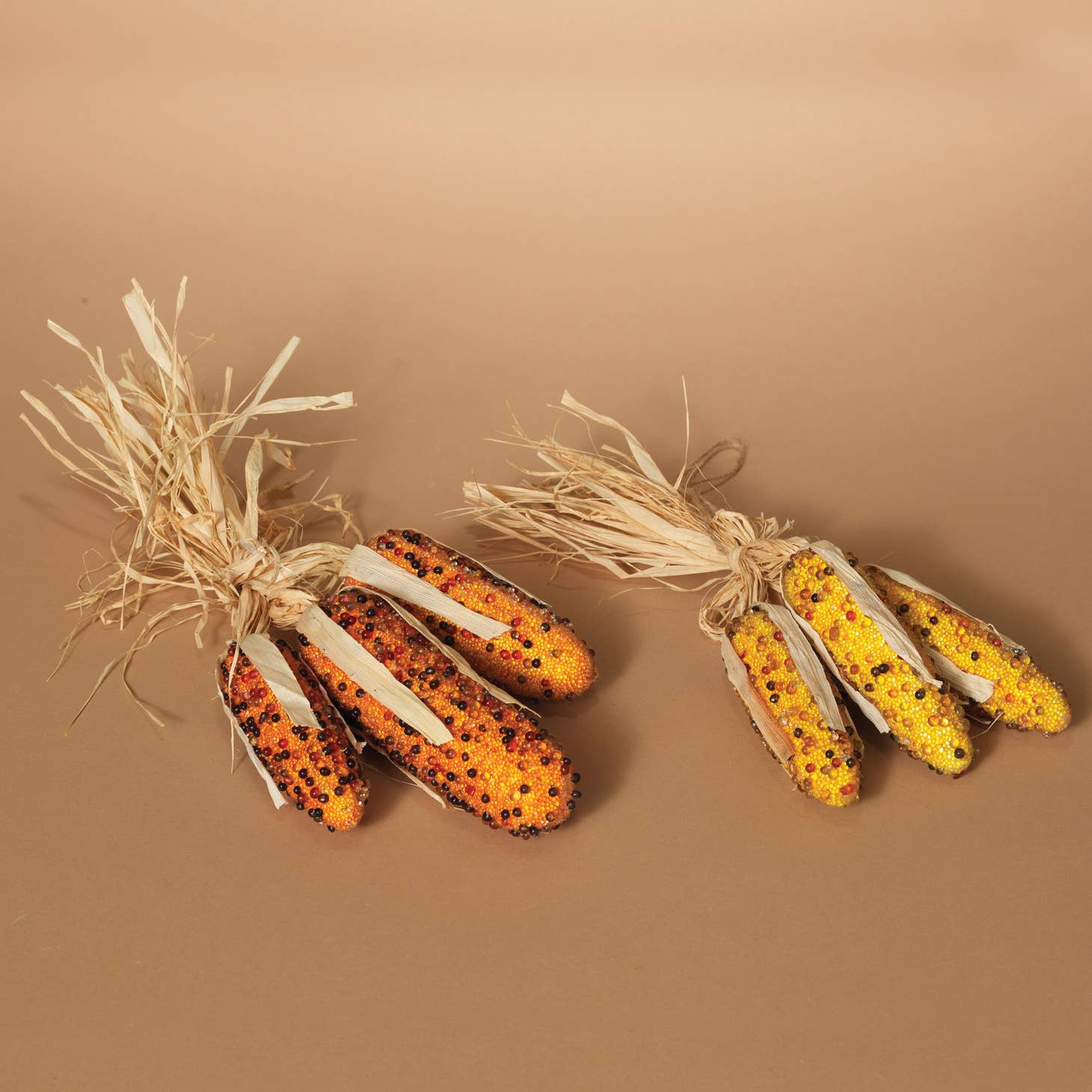 12" Glass Beaded Corn Bundle, Color Options