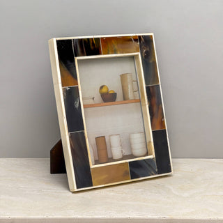 Horn Photo Frame White 5x7