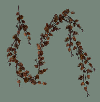 71"L Mixed Pinecone Garland