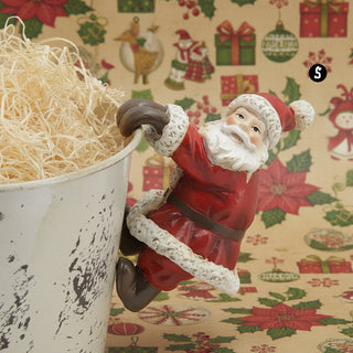 Pre Order Santa Figure Pot Hanger, 2 Size Options