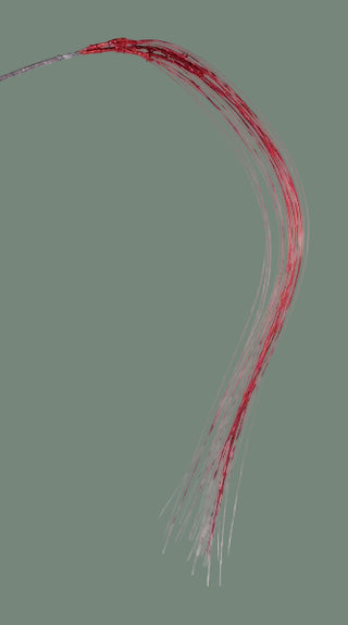 55"L Glitter Fishline Hanging Spray, 2 Color Options