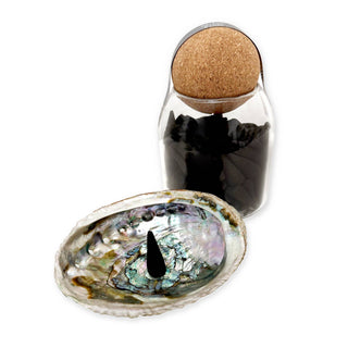 85 pc Incense Cones In Jar: Palo Santo & Cedar Fragrance