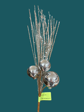 Christmas Ball Pick, 2 Color Options