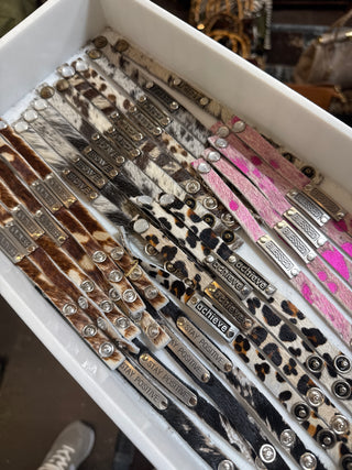 Pre order Hide Bracelet