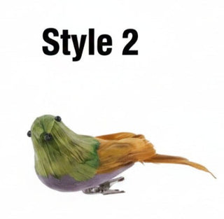 Feather Bird with Clip, 2 Style Options