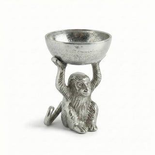 Small Silver Monkey Dish
