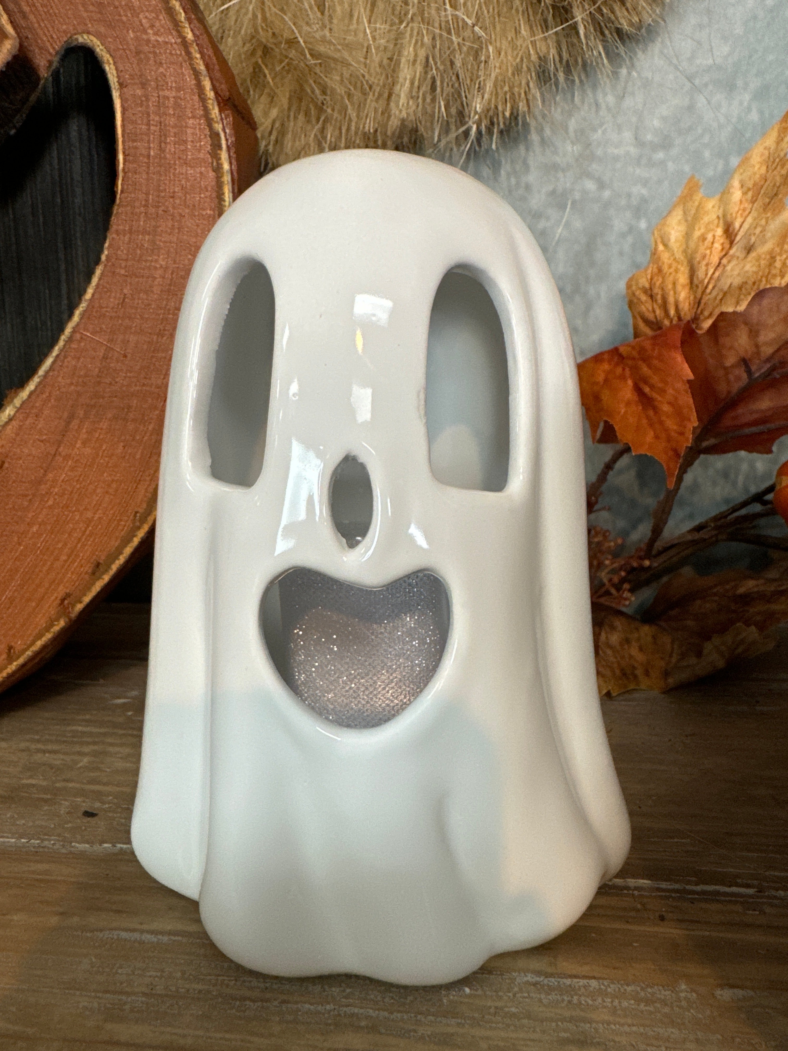 *NEEDS PIC* Ceramic Ghost with LEDs