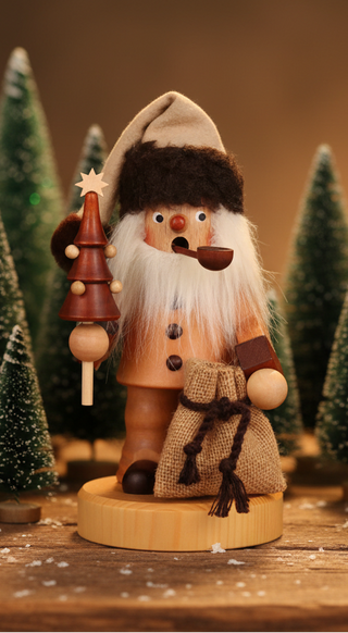 Pre Order Santa Claus with Tree & Sack of Toys Smoker