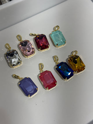 Pre order Large square bling charm