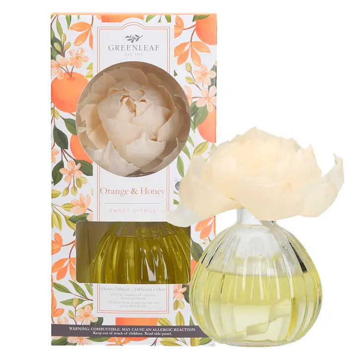 Greenleaf Flower Diffuser, Scent Options