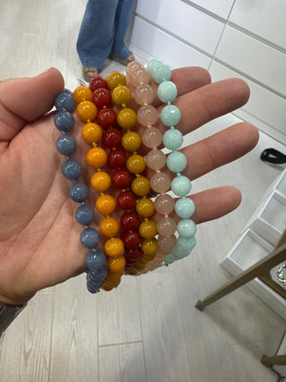 Pre order Fall bead necklace