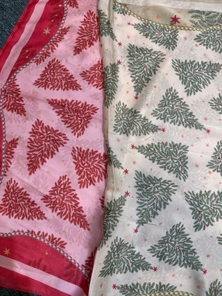 Pre order Christmas tree scarf (mid sept)