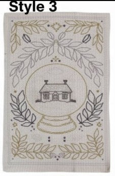 Recycled Microfiber Holiday Tea Towel, 6 Style Options