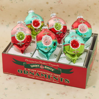 Pre Order Festive Fete Set of 6 Decorated Reflector Tulips