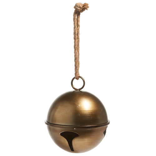 Antique Gold Jingle Bell Ornament