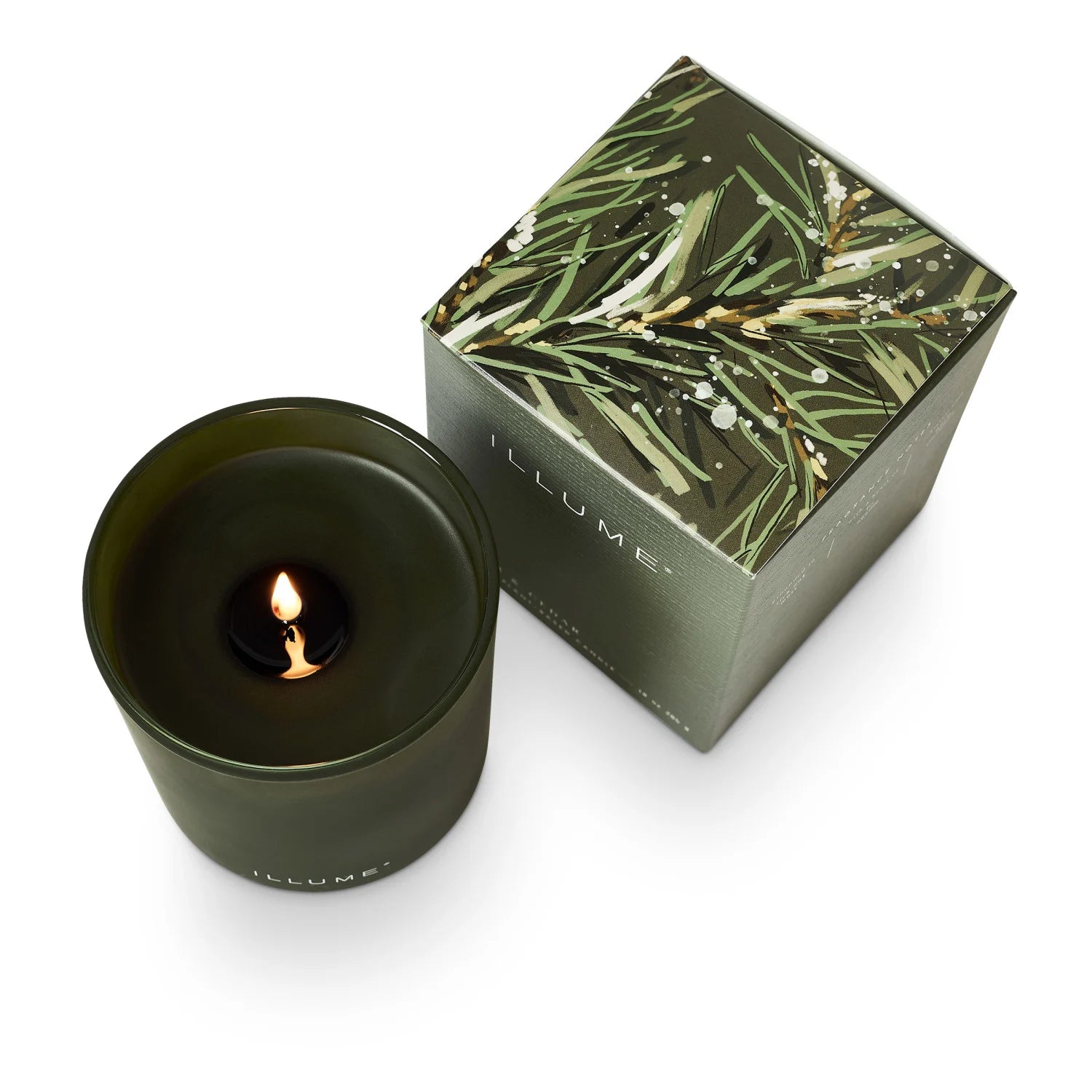 Balsam & Cedar Refillable Boxed Glass Candle