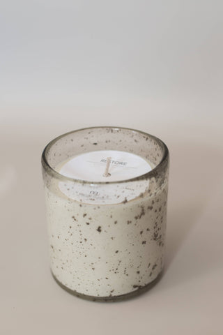 The Nested Fig Signature Bubble/Flecked Candle, 6 Scent Options