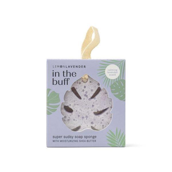 Lemon Lavender In The Buff Super Sudsy Soap Sponge, Scent Options