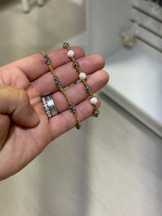 Pre order Two tone stretch bracelet
