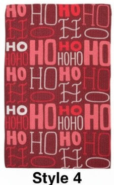 Recycled Microfiber Holiday Tea Towel, 6 Style Options
