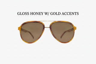 Pre Order Unisex Knox Polarized Aviator Sunglasses, 2 Color Options