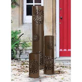 Set of 3 Hurricane Pillar Candle Holder