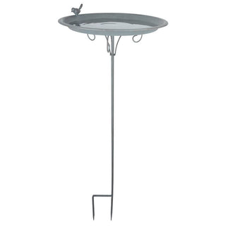 Bird Bath on Stick, Metal
