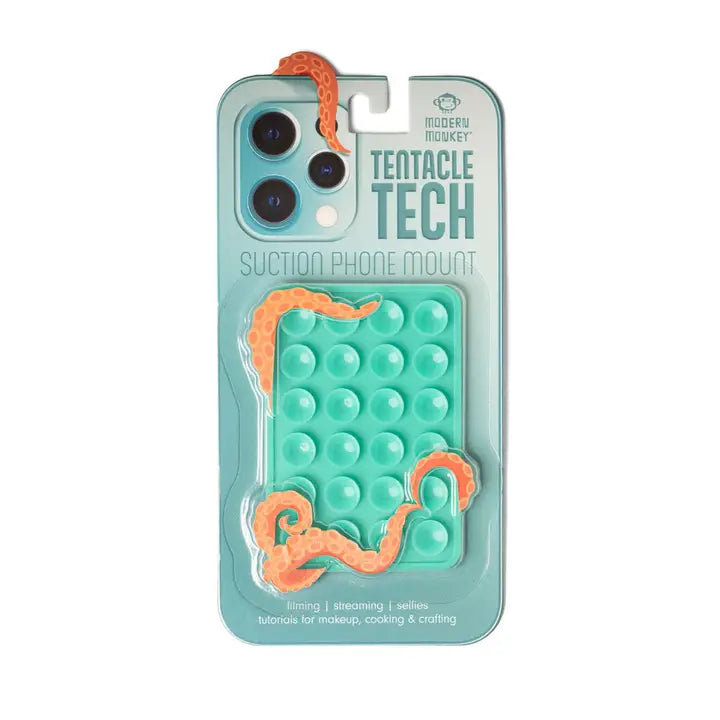 Modern Monkey Tentacle Tech Suction Phone Mount, Color Options