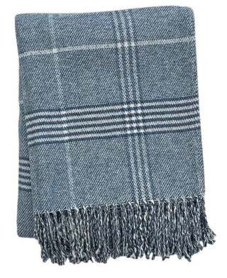 Pre Order Windowpane Plaid Throw