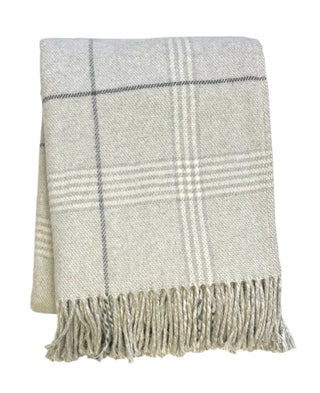 Pre Order Windowpane Plaid Throw
