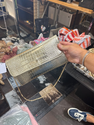 Pre order gold clutch