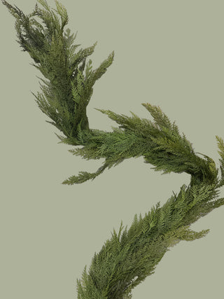 6' Real Touch UV Protected Cedar Garland