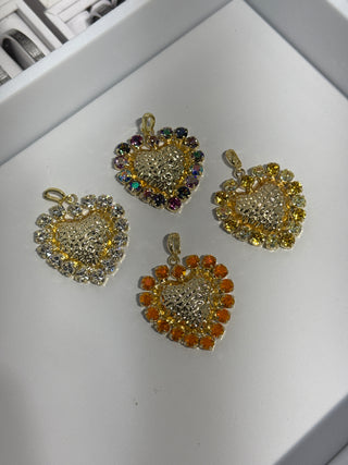 Pre order Bling heart charm